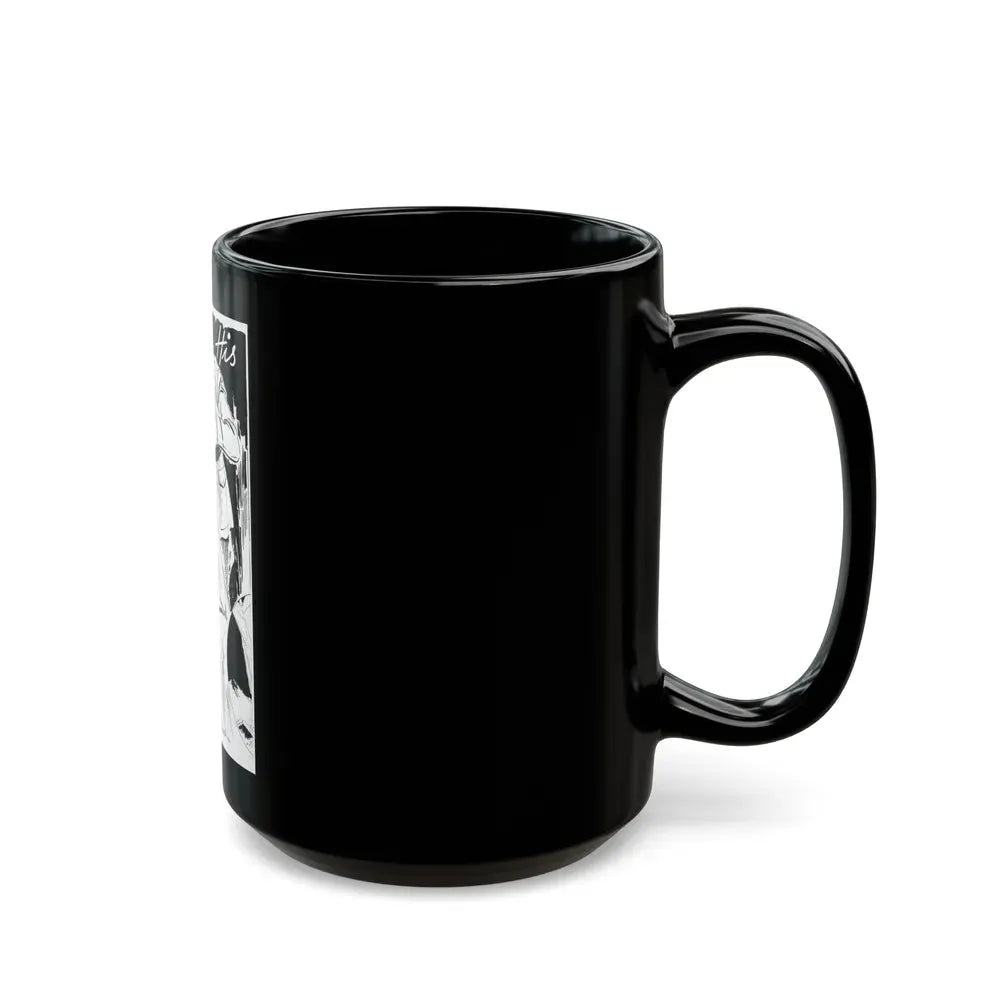 Group of six interior pulp illustrations (6) - Black Coffee Mug - Go Mug Yourself