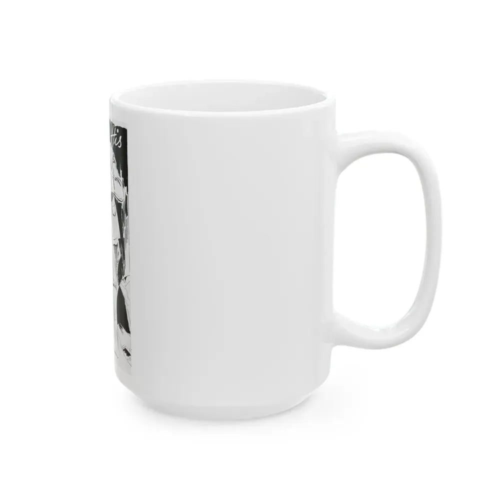 Group of six interior pulp illustrations (6) - White Coffee Mug - Go Mug Yourself
