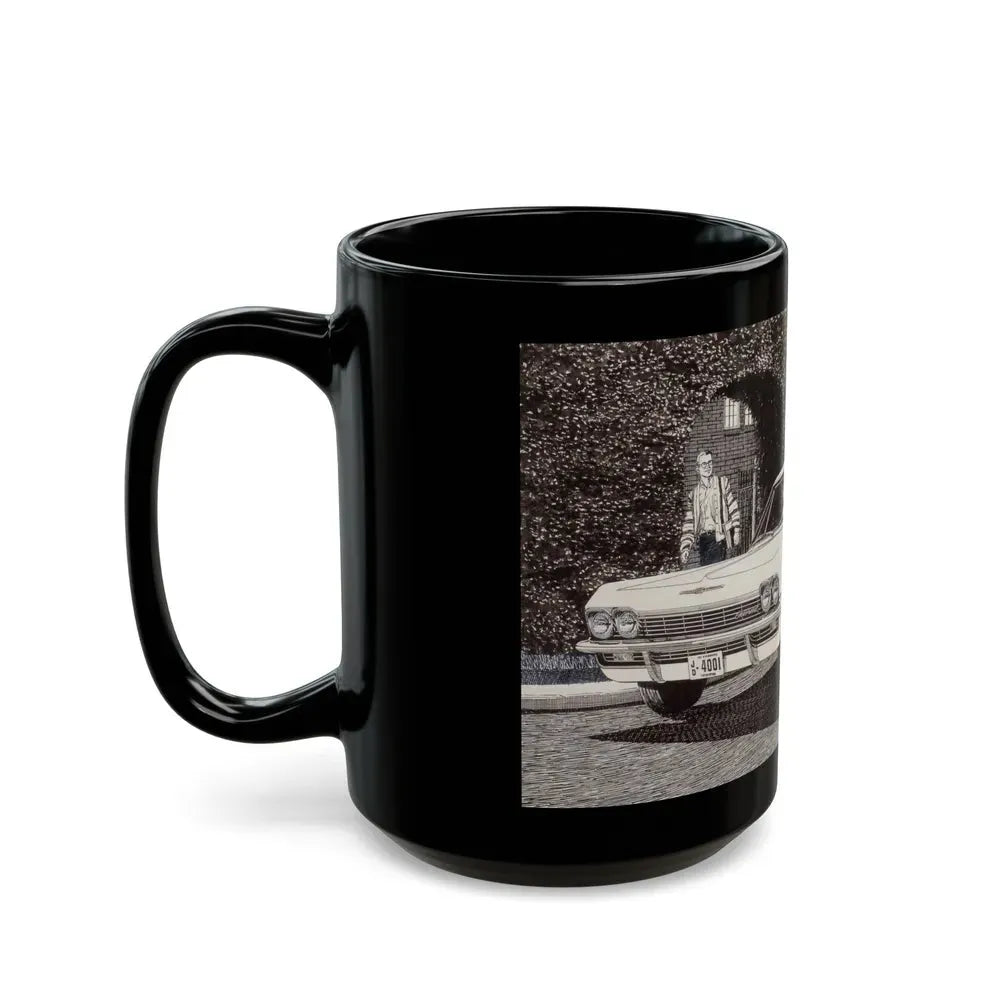 Group of Three Car Advertisements (1) - Black Coffee Mug - Go Mug Yourself