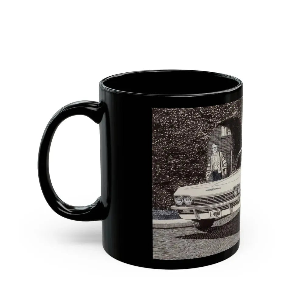 Group of Three Car Advertisements (1) - Black Coffee Mug - Go Mug Yourself
