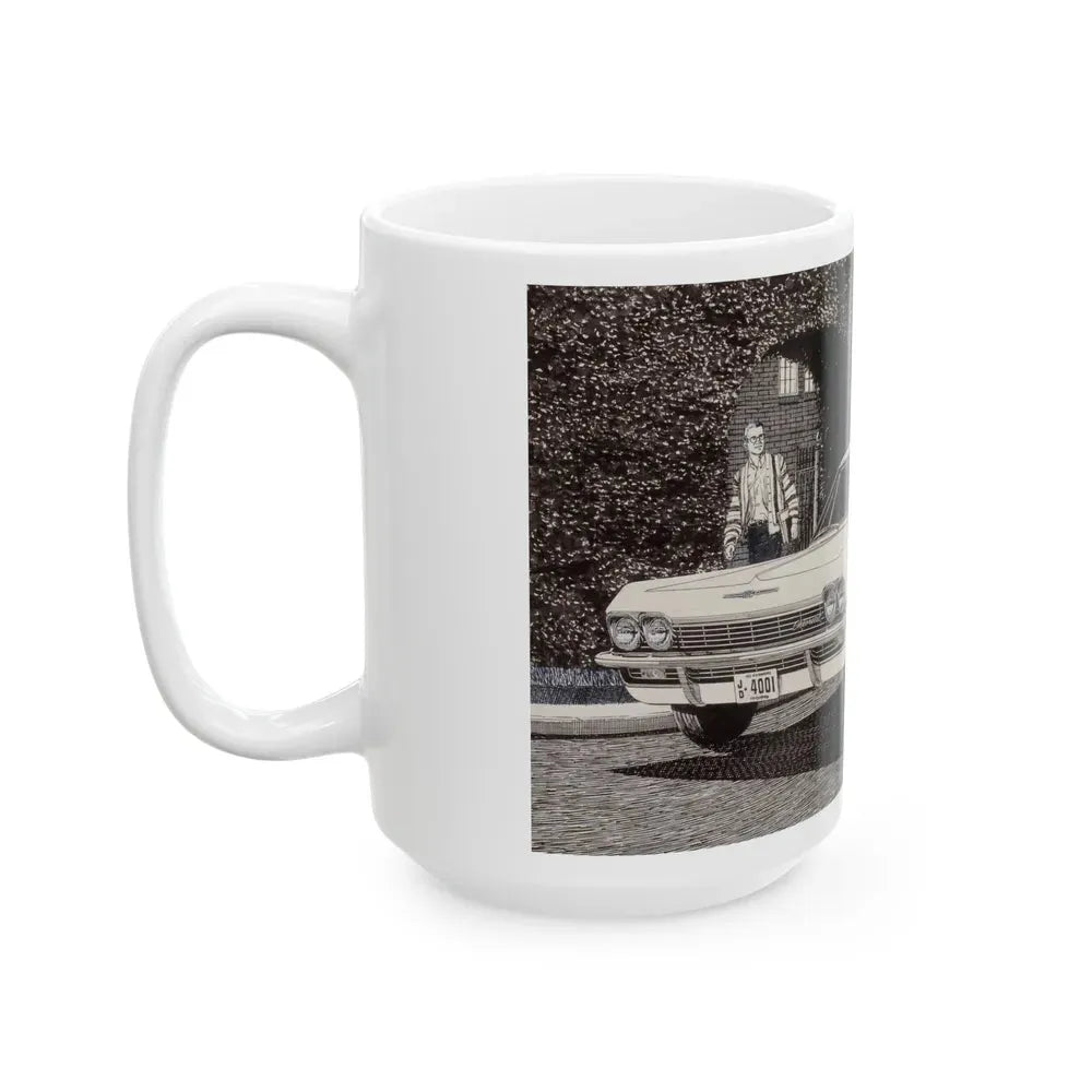 Group of Three Car Advertisements (1) - White Coffee Mug - Go Mug Yourself