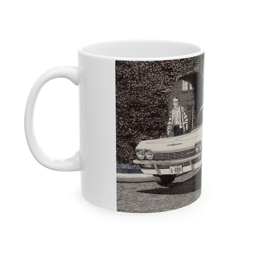 Group of Three Car Advertisements (1) - White Coffee Mug - Go Mug Yourself