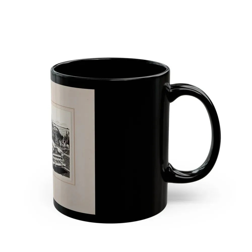 Group of Three Car Advertisements (2) - Black Coffee Mug - Go Mug Yourself