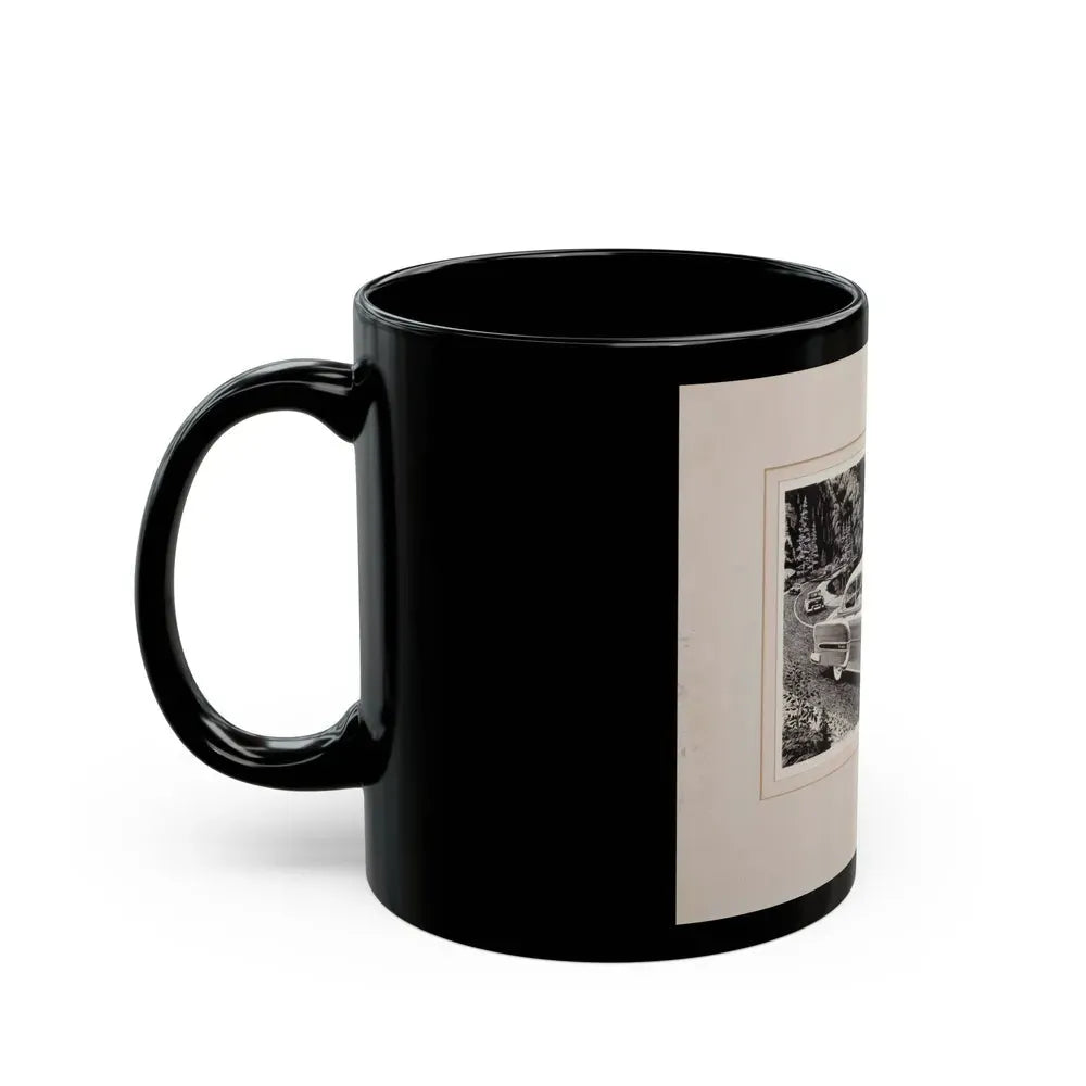 Group of Three Car Advertisements (2) - Black Coffee Mug - Go Mug Yourself