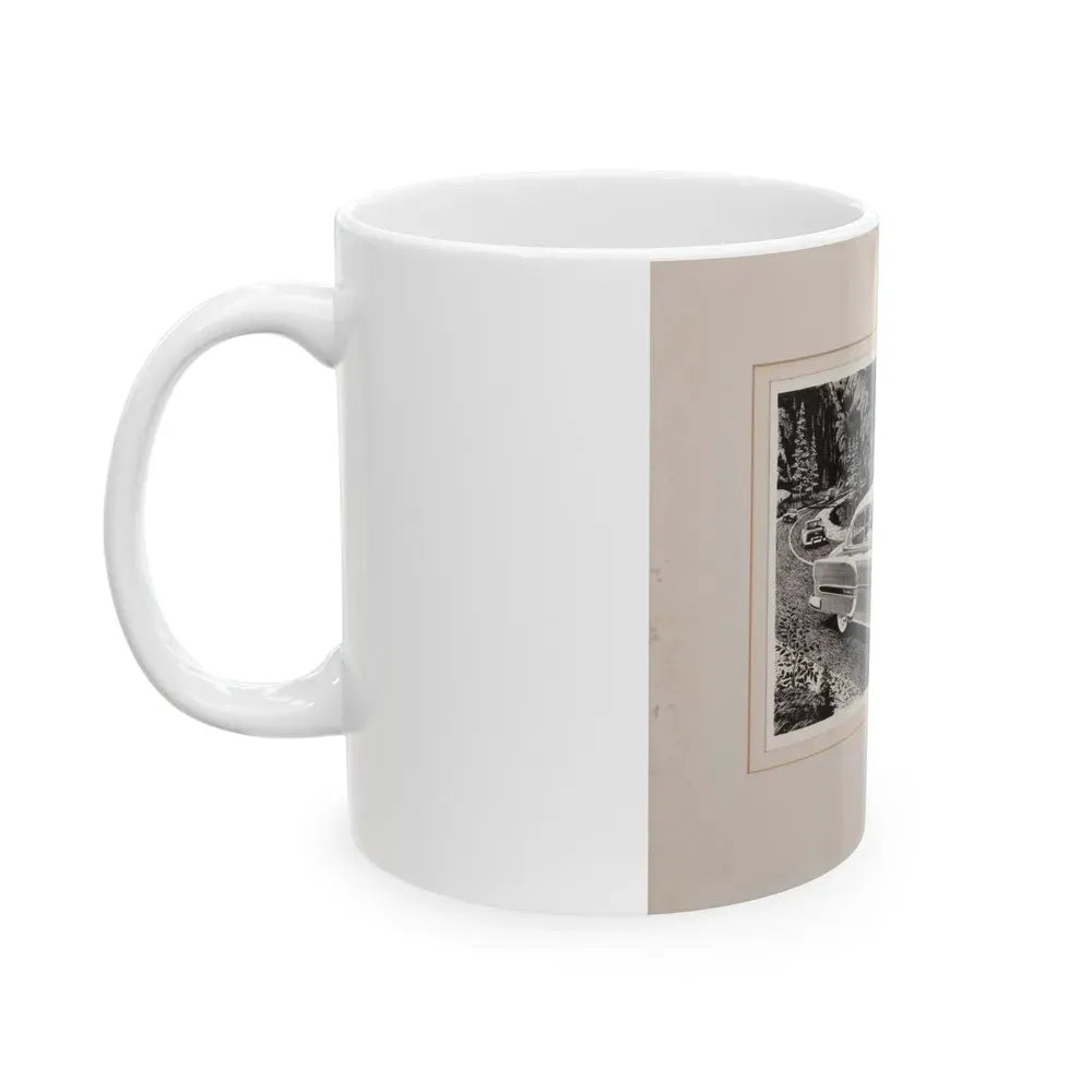 Group of Three Car Advertisements (2) - White Coffee Mug - Go Mug Yourself