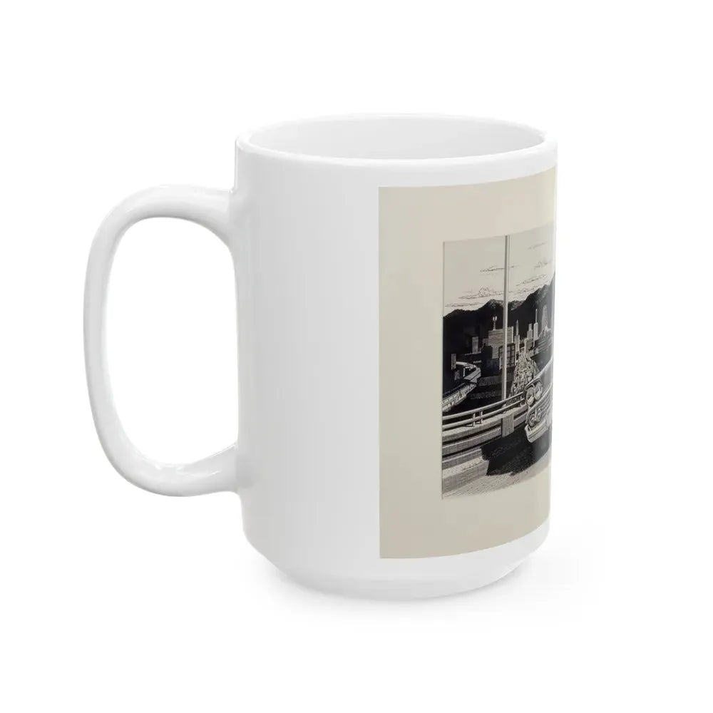 Group of Three Car Advertisements (3) - White Coffee Mug - Go Mug Yourself