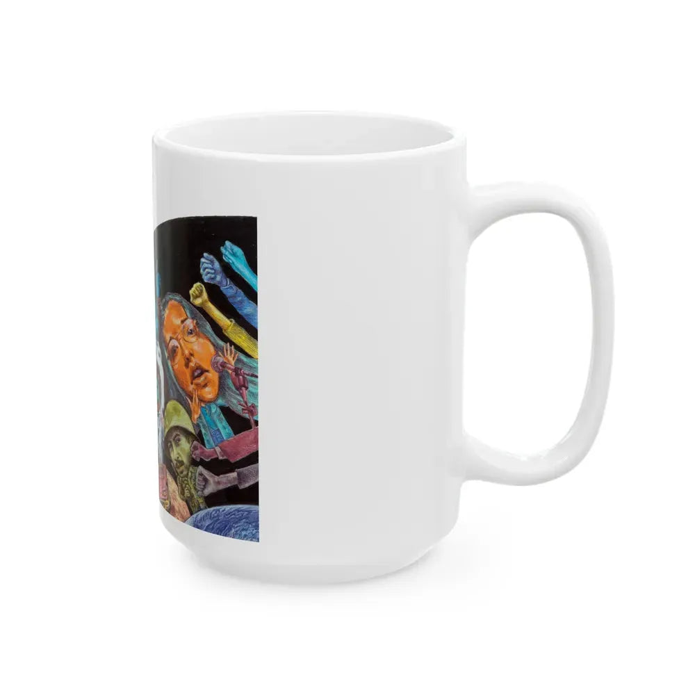 Group of Three Illustrations (1) - White Coffee Mug - Go Mug Yourself