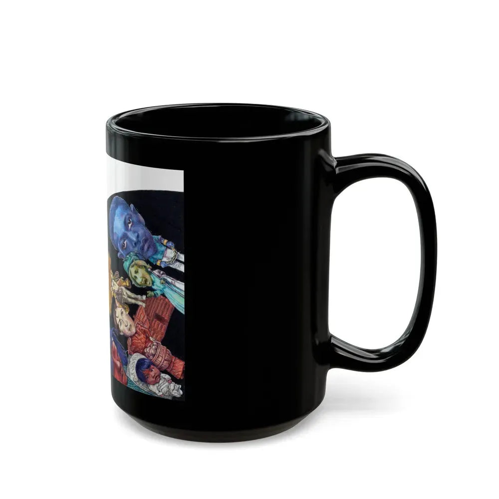 Group of Three Illustrations (2) - Black Coffee Mug - Go Mug Yourself