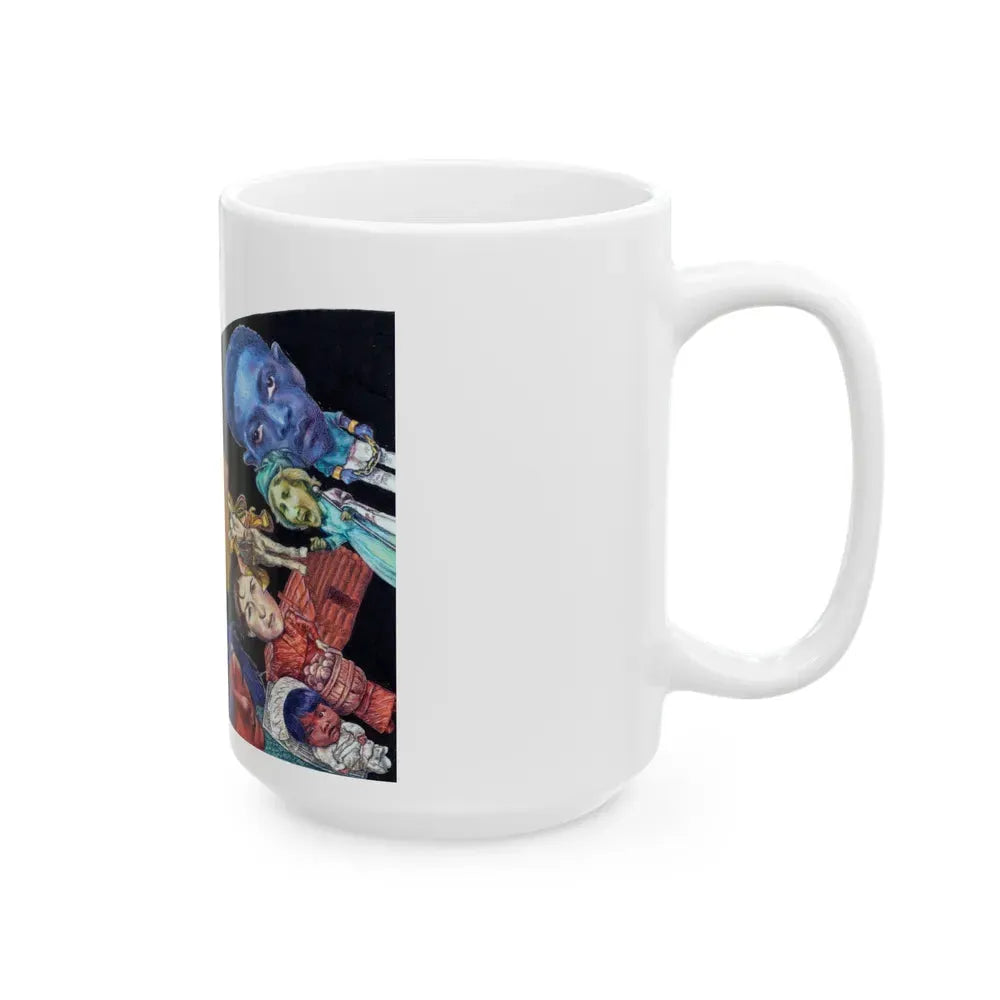 Group of Three Illustrations (2) - White Coffee Mug - Go Mug Yourself