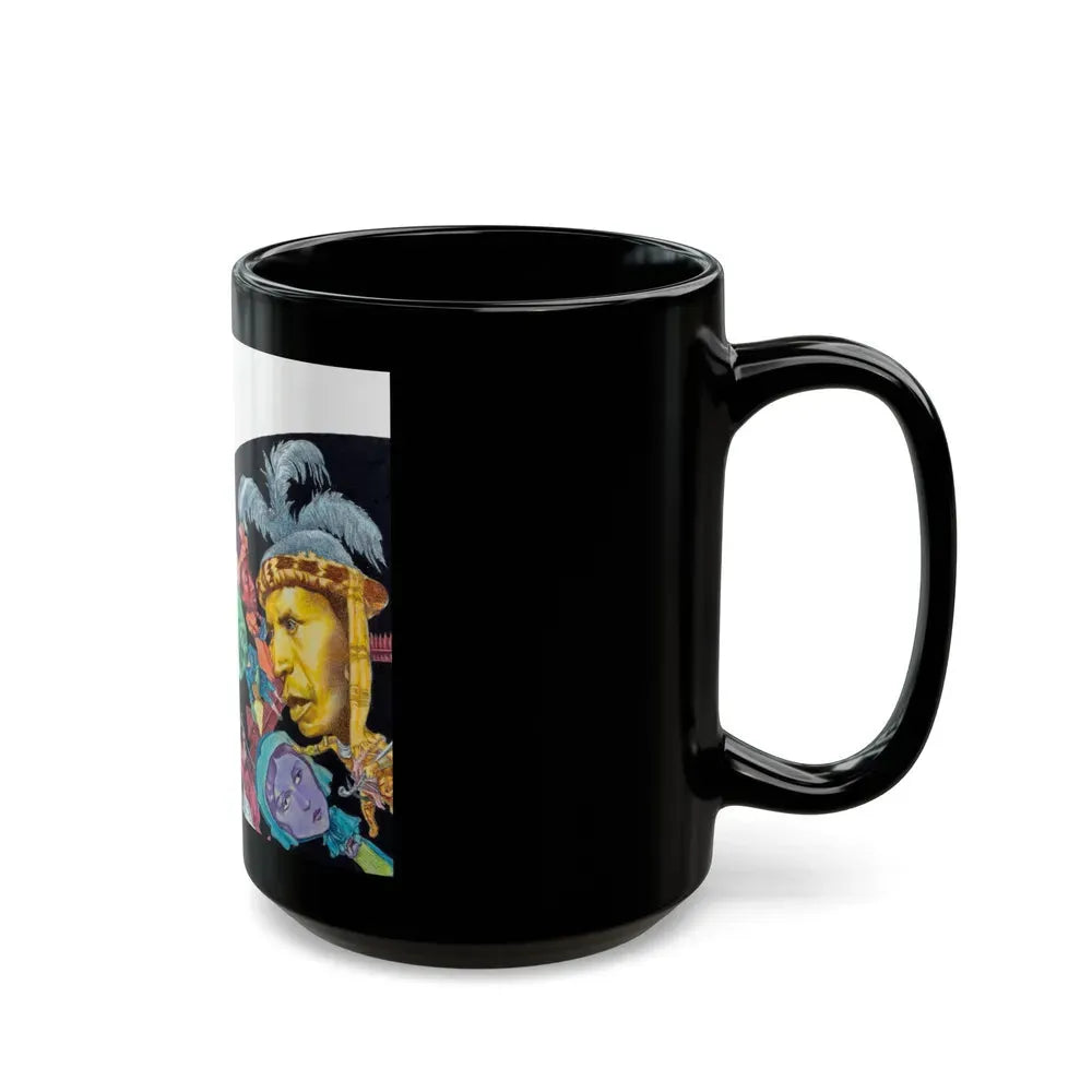Group of Three Illustrations (3) - Black Coffee Mug - Go Mug Yourself