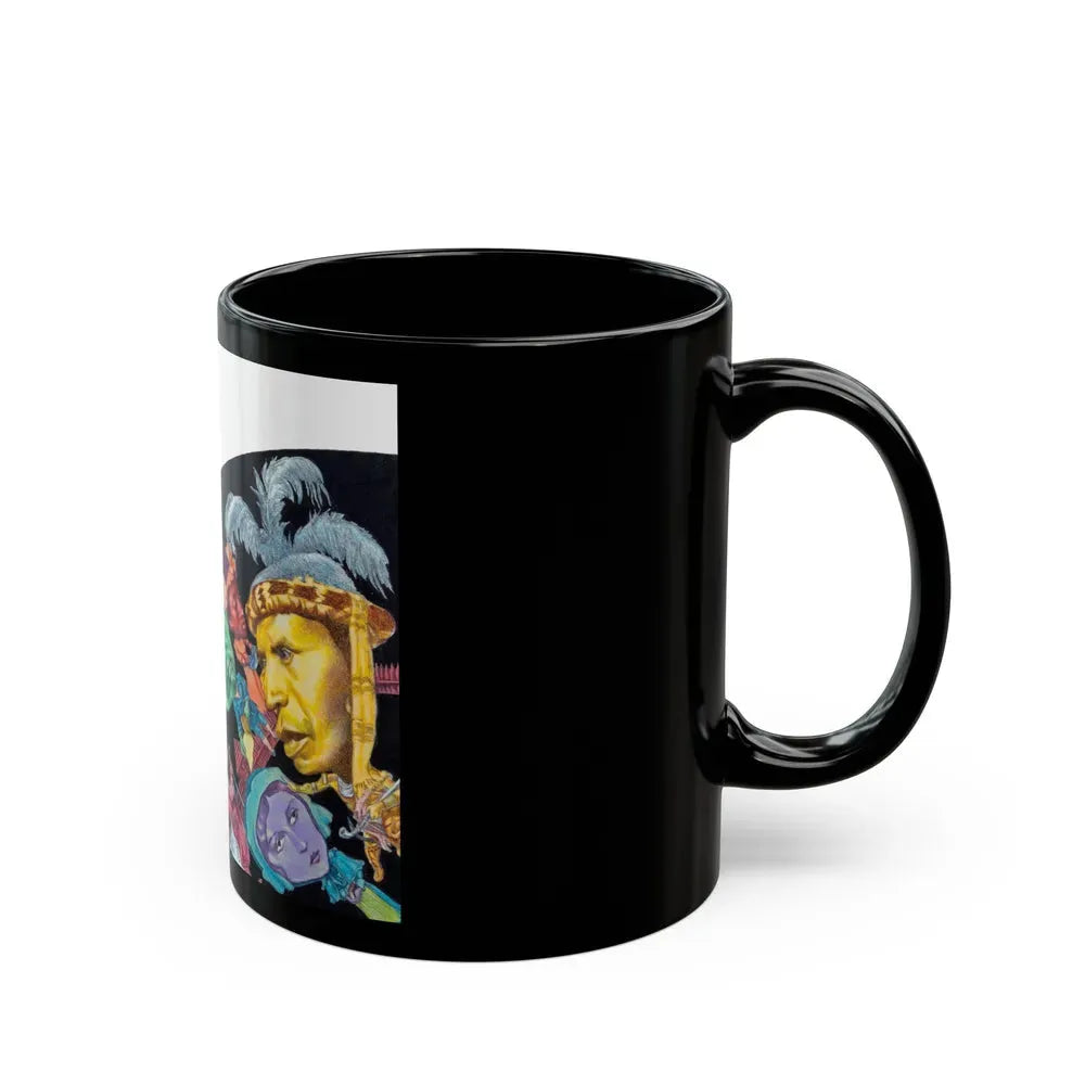 Group of Three Illustrations (3) - Black Coffee Mug - Go Mug Yourself