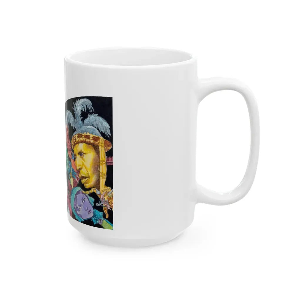 Group of Three Illustrations (3) - White Coffee Mug - Go Mug Yourself