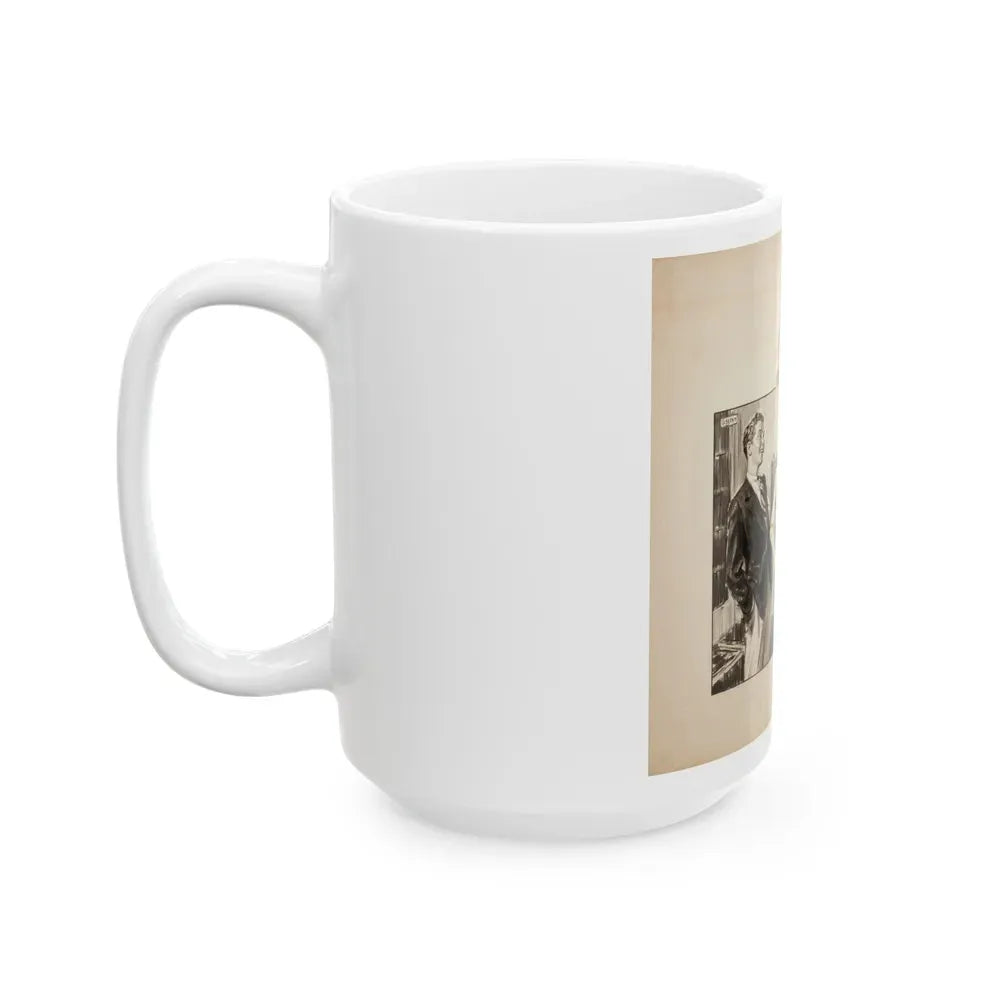 Group of three story illustrations (1) - White Coffee Mug - Go Mug Yourself