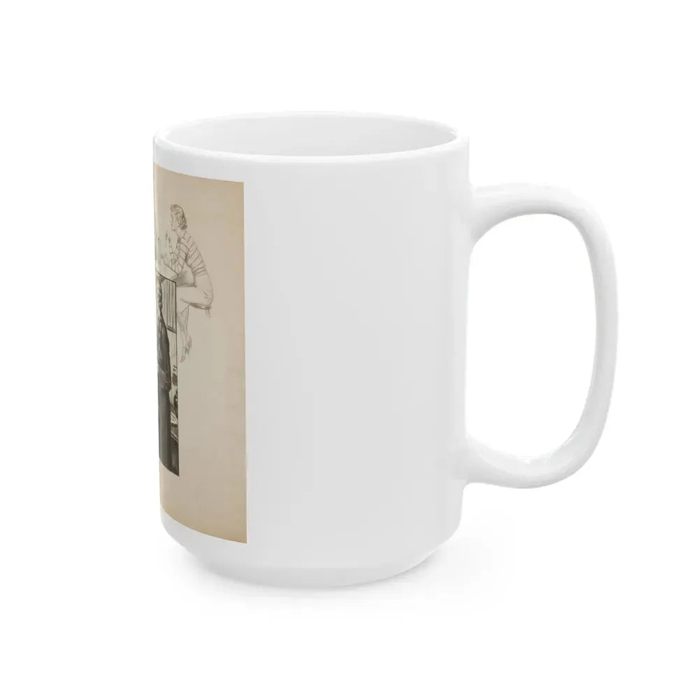 Group of three story illustrations (1) - White Coffee Mug - Go Mug Yourself