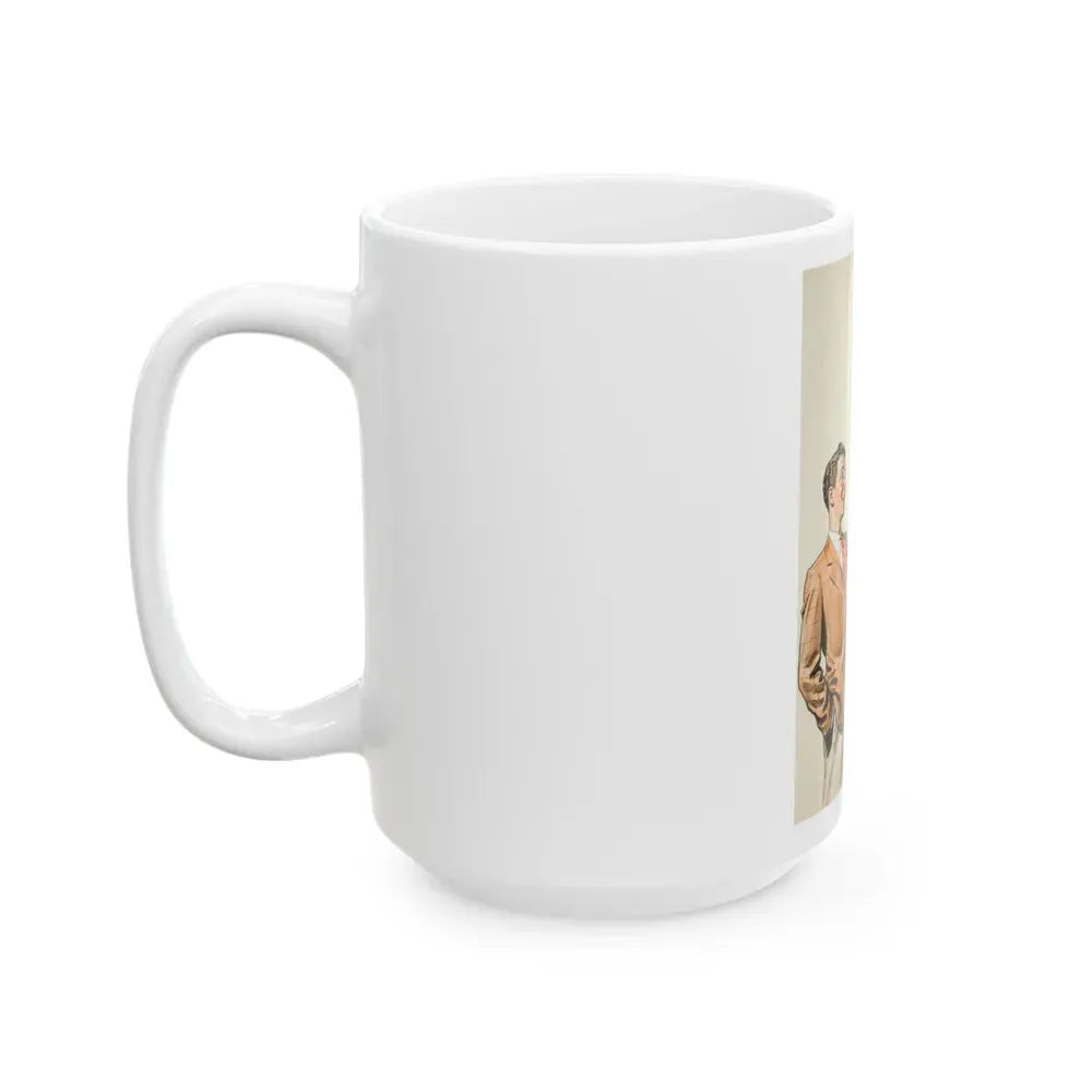 Group of three story illustrations (2) - White Coffee Mug - Go Mug Yourself