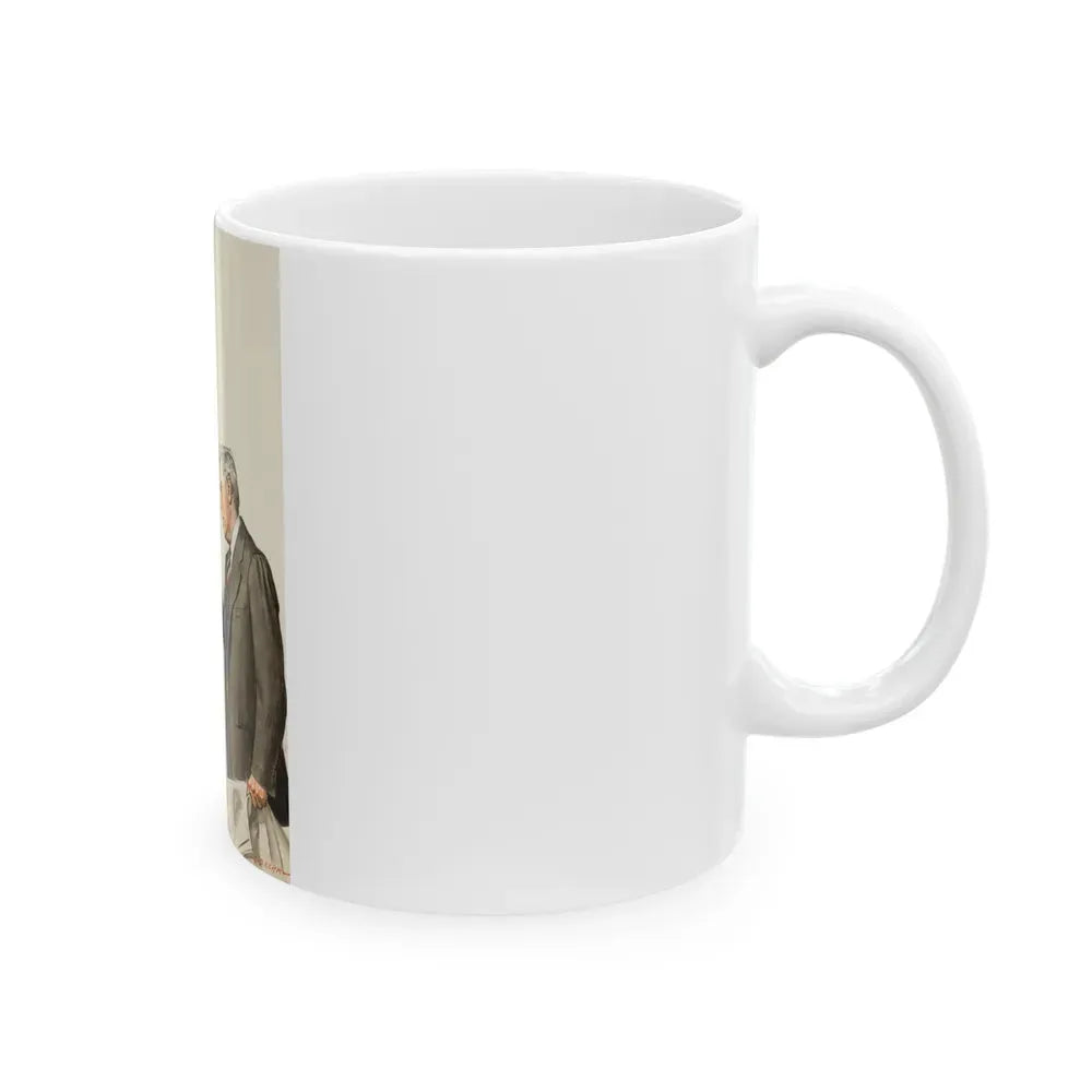 Group of three story illustrations (2) - White Coffee Mug - Go Mug Yourself