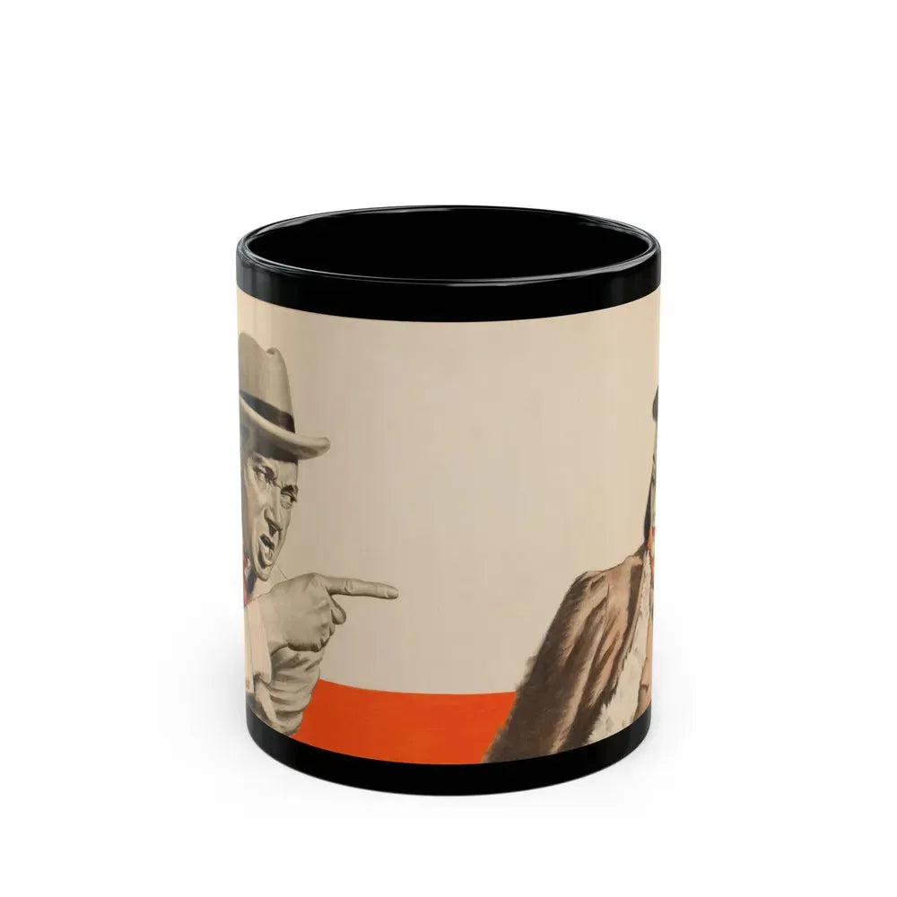 Group of three story illustrations (3) - Black Coffee Mug 11oz - Go Mug Yourself