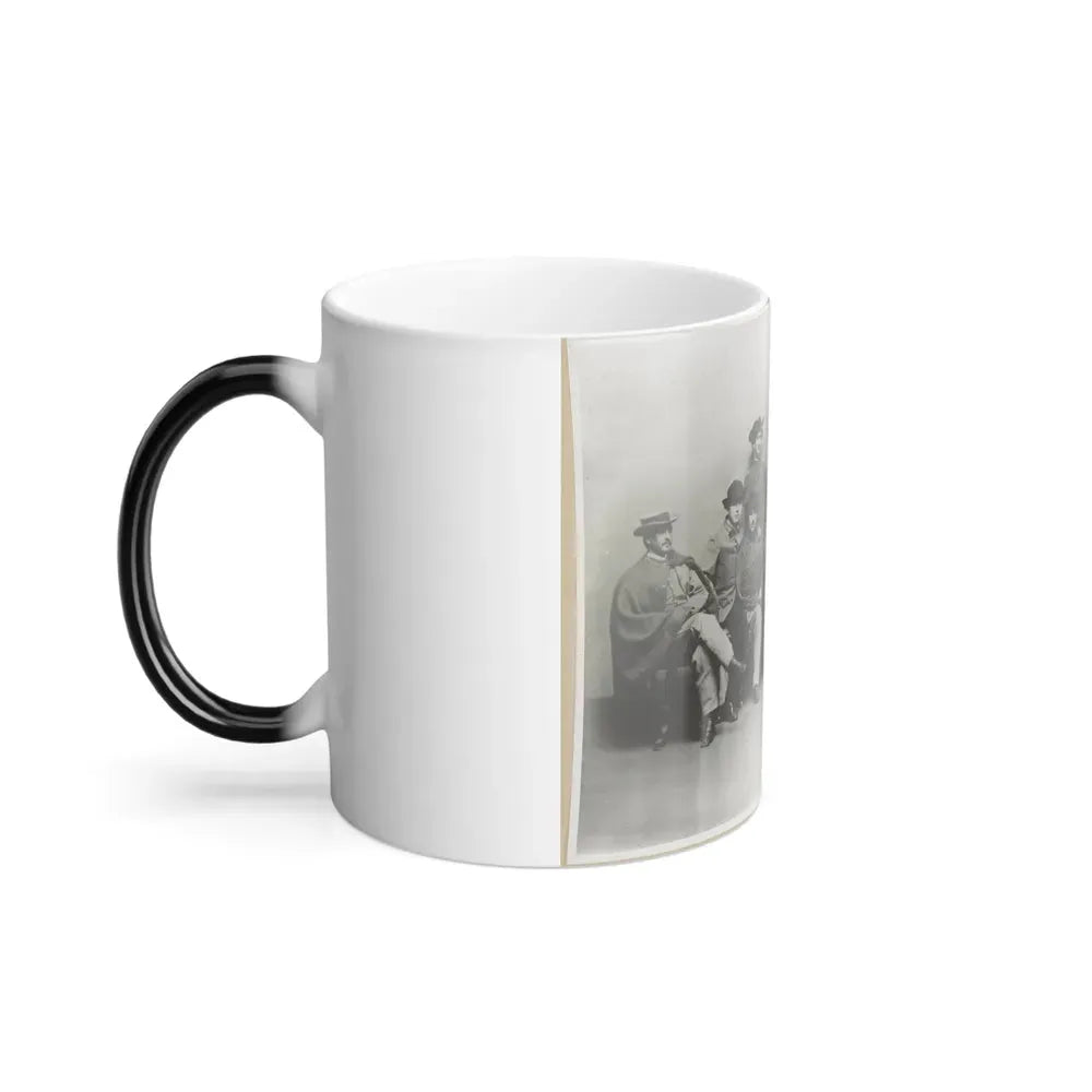 Group Portrait Showing Col. John Singleton Mosby and Some Members of His Confederate Battalion (U.S. Civil War) Color Changing Coffee Mug 11oz - Go Mug Yourself