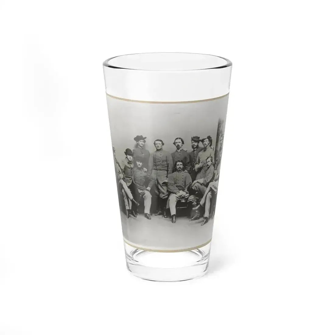 Group Portrait Showing Col. John Singleton Mosby And Some Members Of His Confederate Battalion (U.S. Civil War) Pint Glass 16oz 16oz - Go Mug Yourself