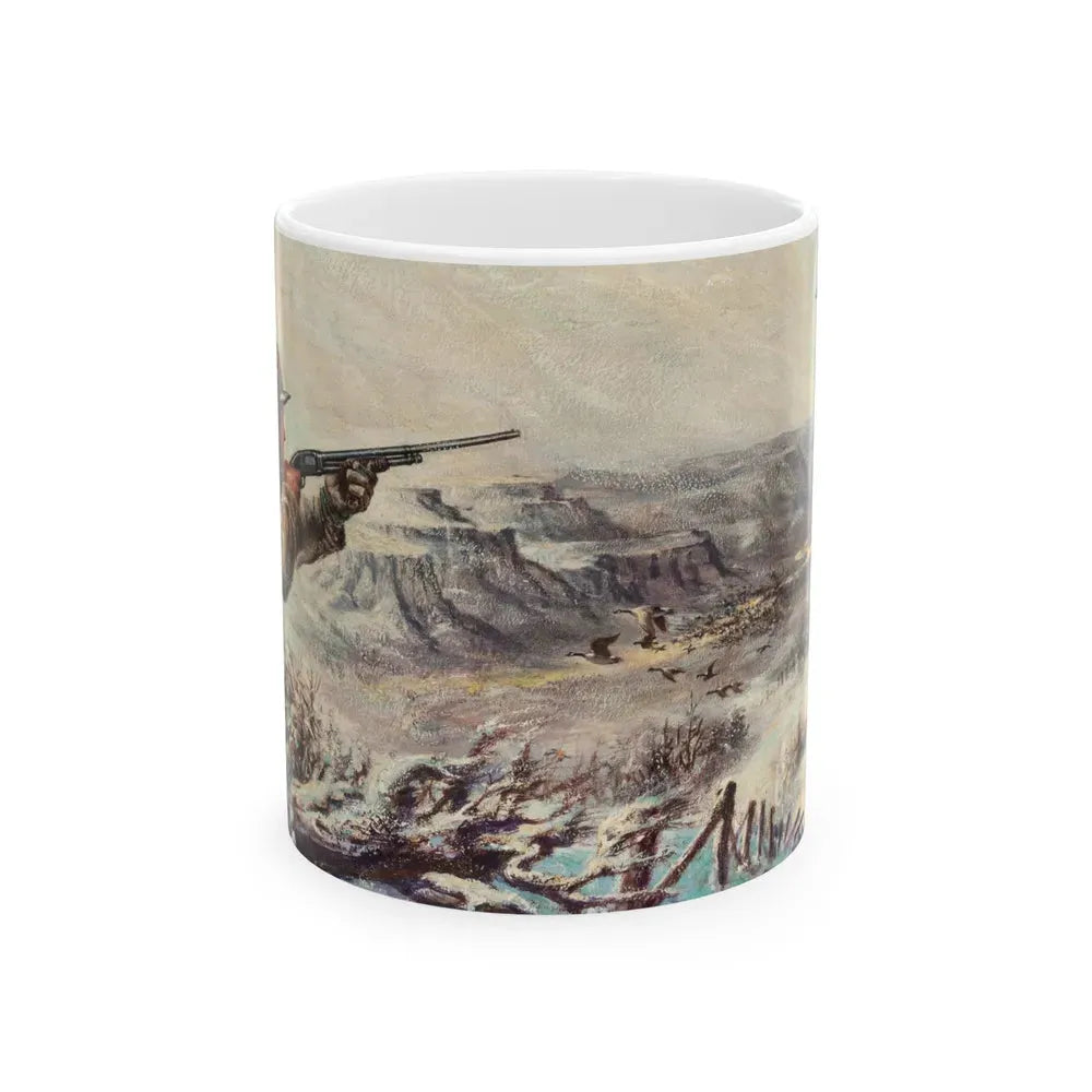 Grouse Shooting - White Coffee Mug 11oz - Go Mug Yourself