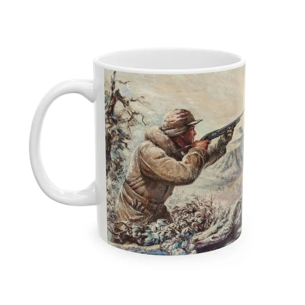 Grouse Shooting - White Coffee Mug - Go Mug Yourself