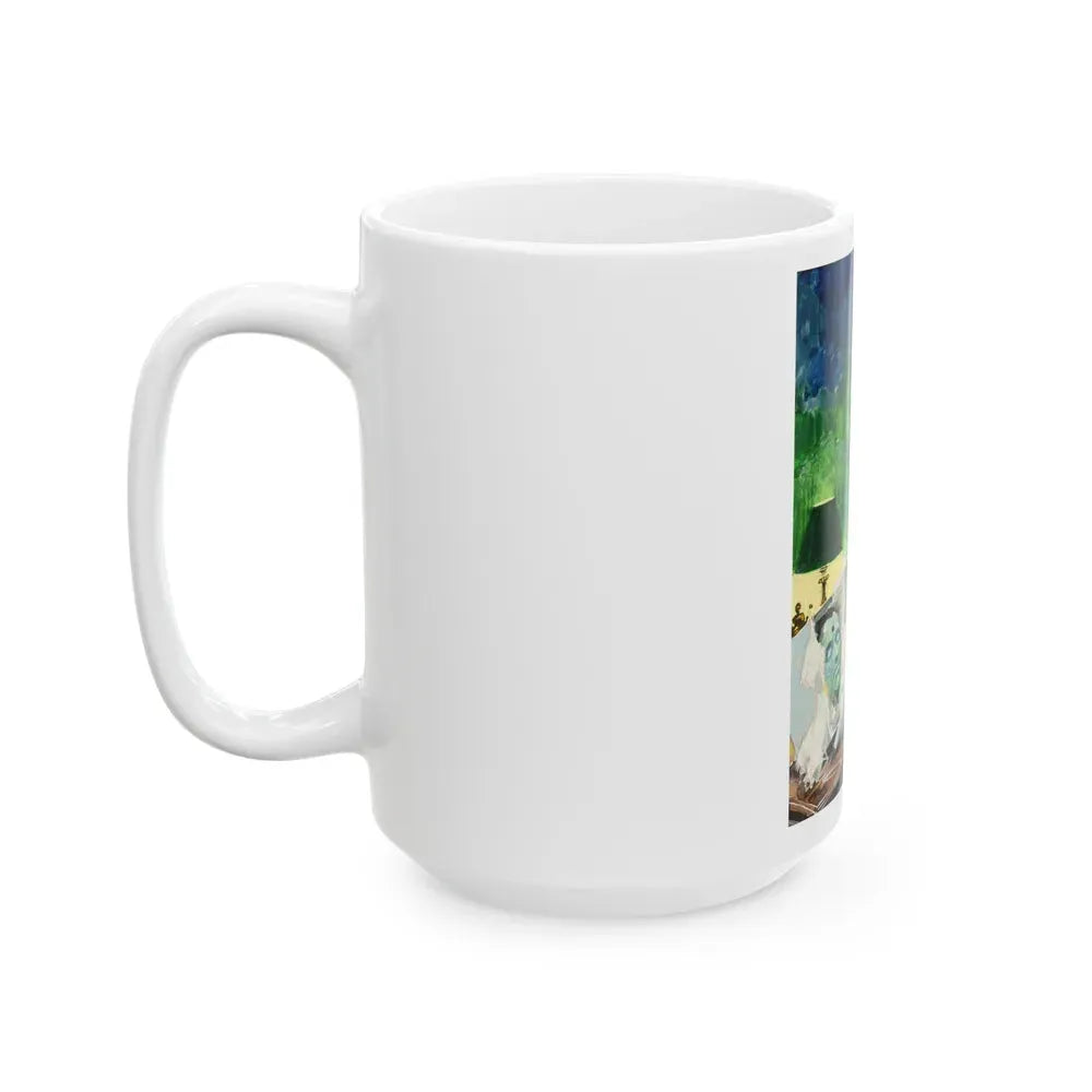 Gruesome Pulp Style (c. 1940s) - White Coffee Mug - Go Mug Yourself