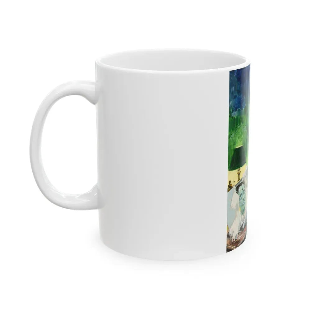 Gruesome Pulp Style (c. 1940s) - White Coffee Mug - Go Mug Yourself