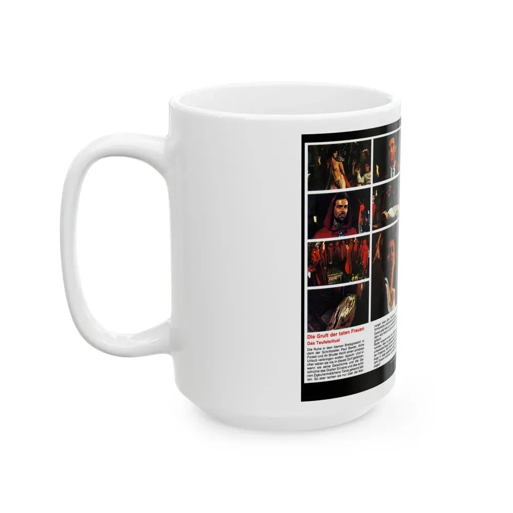 GRUFT DER TOTEN FRAUEN (VHS COVER) - White Coffee Mug - Go Mug Yourself