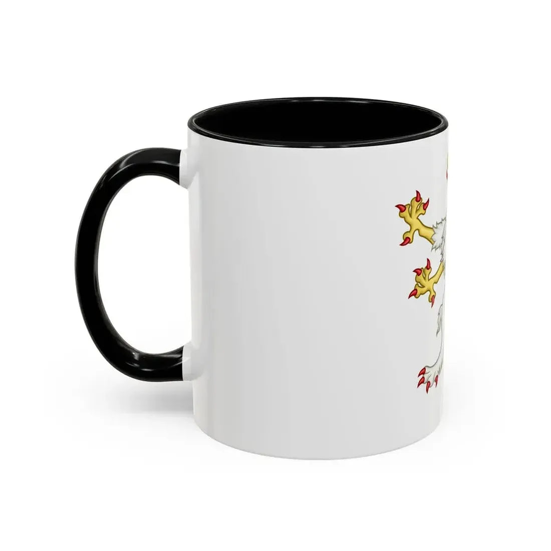 Gryphon Badge of Edward III - Accent Coffee Mug - Go Mug Yourself