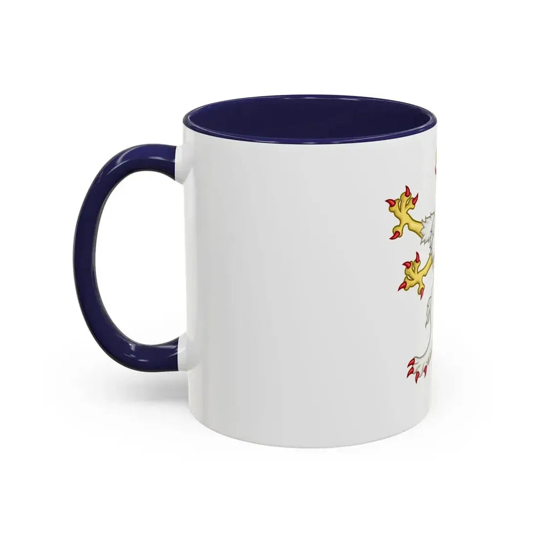 Gryphon Badge of Edward III - Accent Coffee Mug - Go Mug Yourself