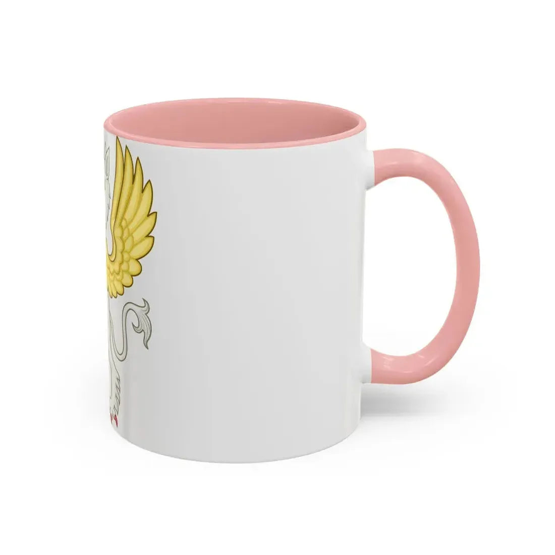 Gryphon Badge of Edward III - Accent Coffee Mug - Go Mug Yourself