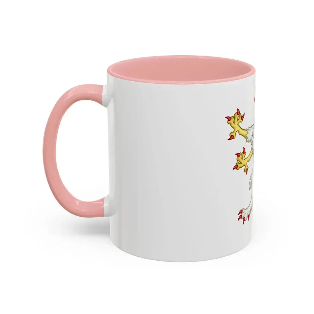 Gryphon Badge of Edward III - Accent Coffee Mug - Go Mug Yourself