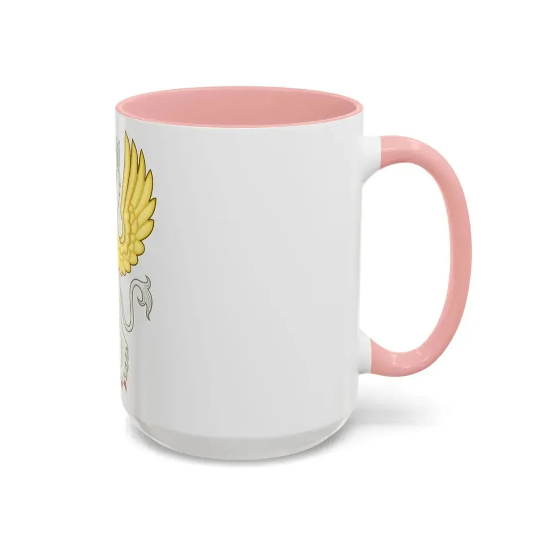 Gryphon Badge of Edward III - Accent Coffee Mug - Go Mug Yourself