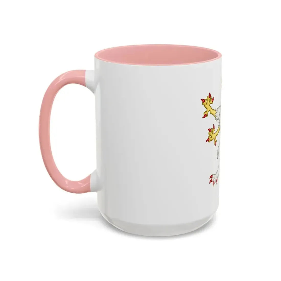 Gryphon Badge of Edward III - Accent Coffee Mug - Go Mug Yourself