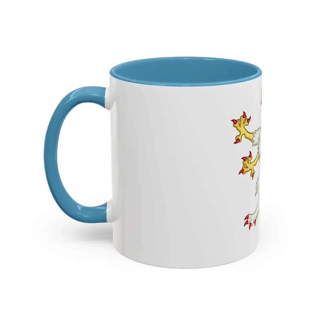 Gryphon Badge of Edward III - Accent Coffee Mug - Go Mug Yourself