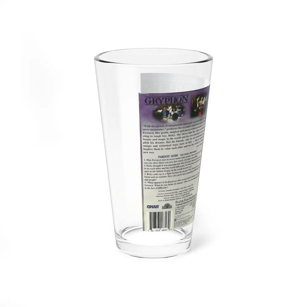 GRYPHON (VHS COVER) Pint Glass 16oz - Go Mug Yourself