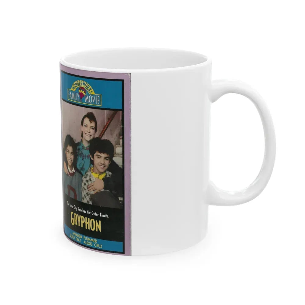 GRYPHON WONDERWORKS FAMILY MOVIE (VHS COVER) - White Coffee Mug - Go Mug Yourself