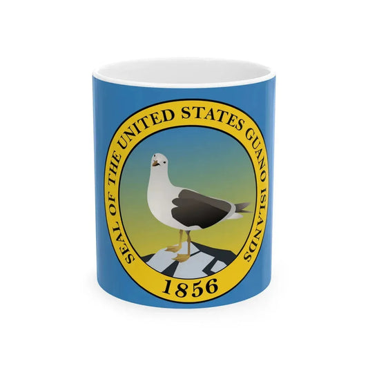 Guano Islands flag fictional (United States) White Coffee Mug 11oz - Go Mug Yourself
