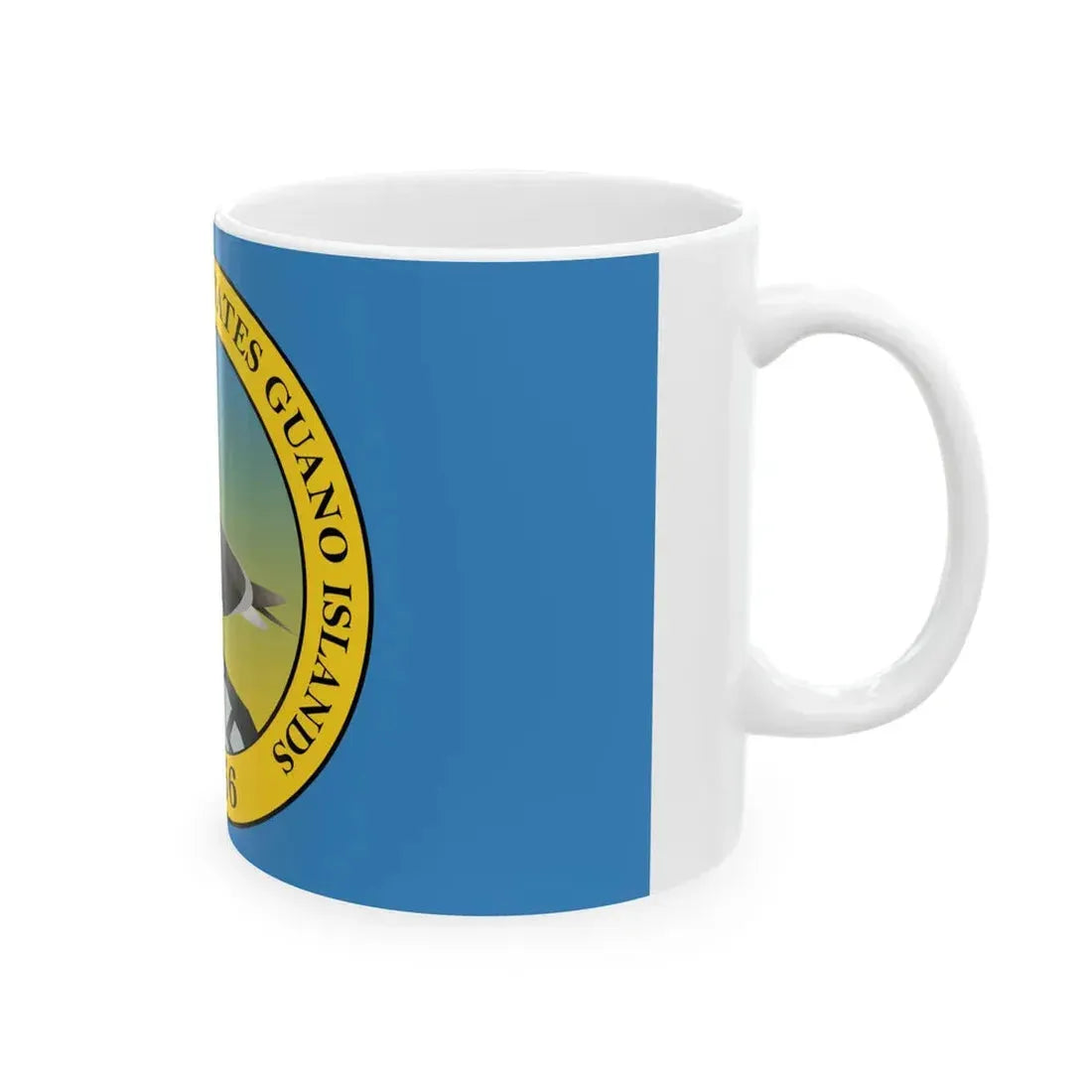 Guano Islands flag fictional (United States) White Coffee Mug - Go Mug Yourself