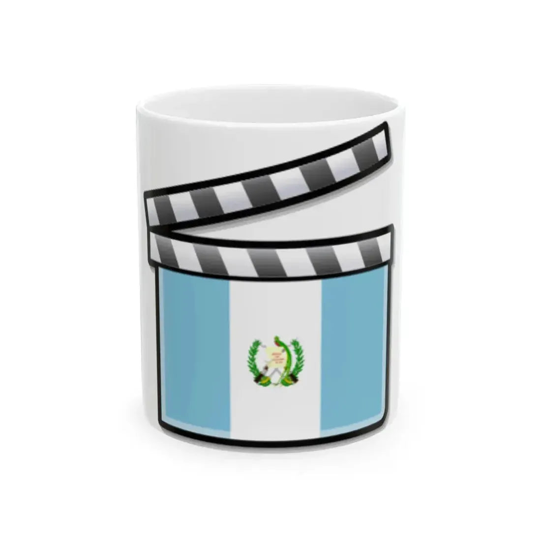 Guatemala film clapperboard (Guatemala) White Coffee Mug 11oz - Go Mug Yourself