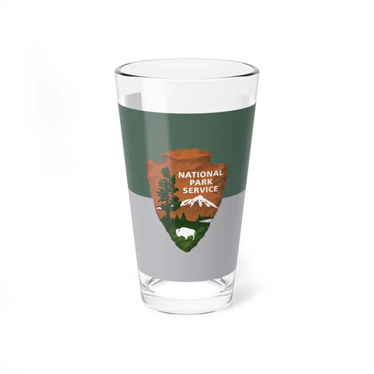 Guidon of the United States National Park Service (United States) Pint Glass 16oz 16oz - Go Mug Yourself