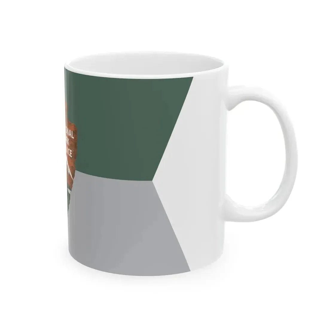 Guidon of the United States National Park Service (United States) White Coffee Mug - Go Mug Yourself