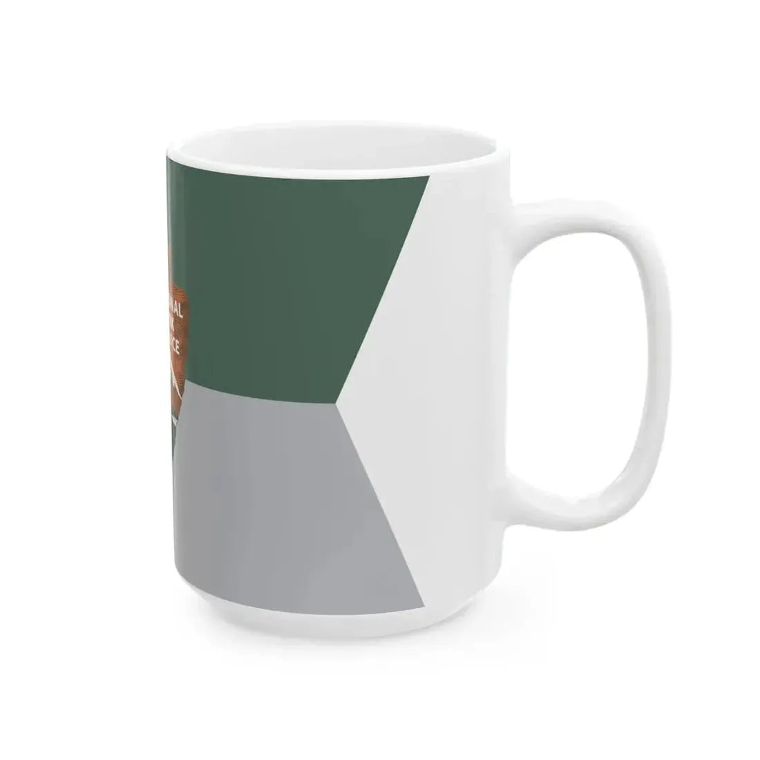 Guidon of the United States National Park Service (United States) White Coffee Mug - Go Mug Yourself