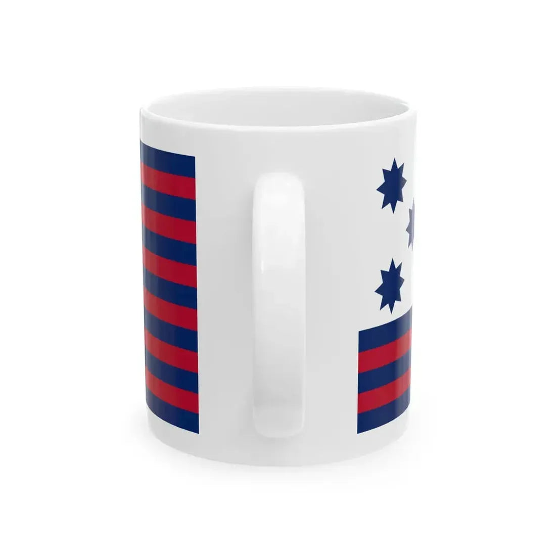Guilford Courthouse Flag (United States) White Coffee Mug - Go Mug Yourself