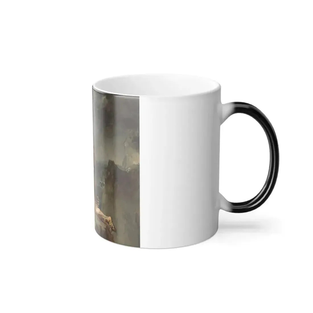 Guillaume Guillon-Lethiere (1760-1832) Philoctetes on the Isle of Lemnos - 1798 - Color Changing Mug 11oz - Go Mug Yourself