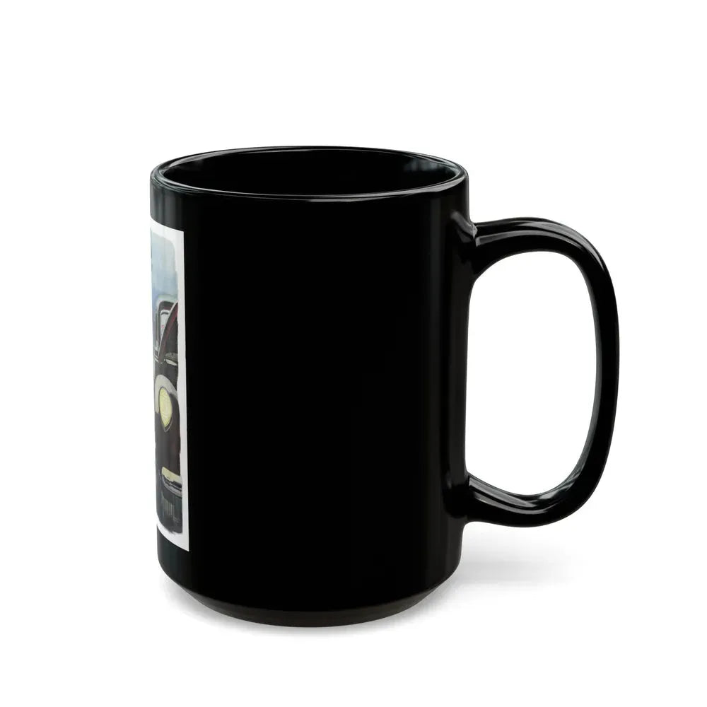 Gulfpride ad, The Saturday Evening Post, May 6, 1944 - Black Coffee Mug - Go Mug Yourself