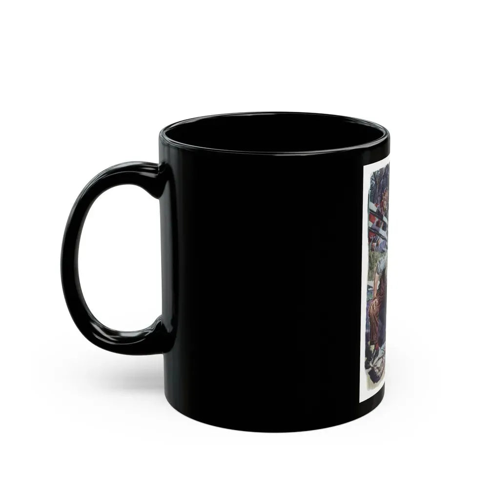 Gulfpride ad, The Saturday Evening Post, May 6, 1944 - Black Coffee Mug - Go Mug Yourself