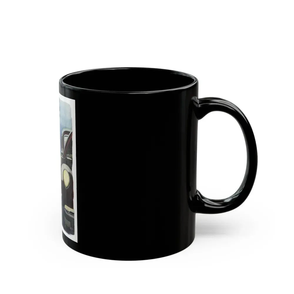 Gulfpride ad, The Saturday Evening Post, May 6, 1944 - Black Coffee Mug - Go Mug Yourself