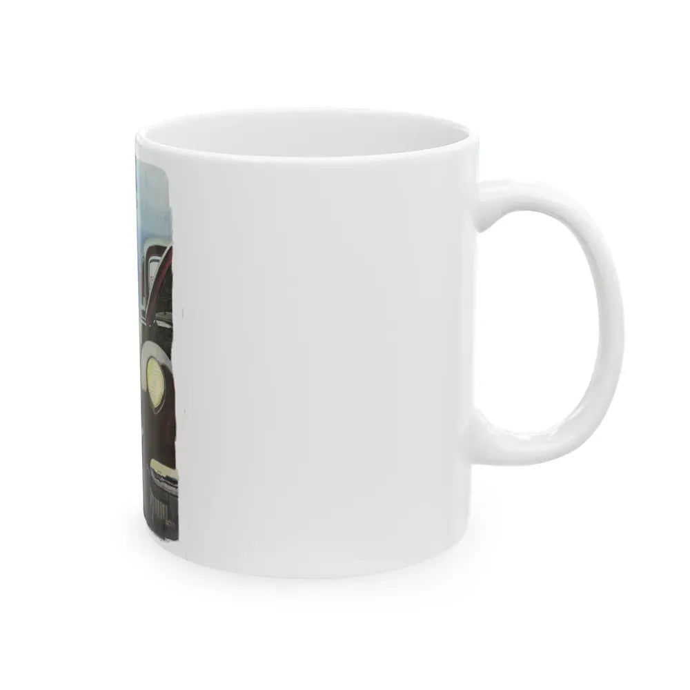 Gulfpride ad, The Saturday Evening Post, May 6, 1944 - White Coffee Mug - Go Mug Yourself