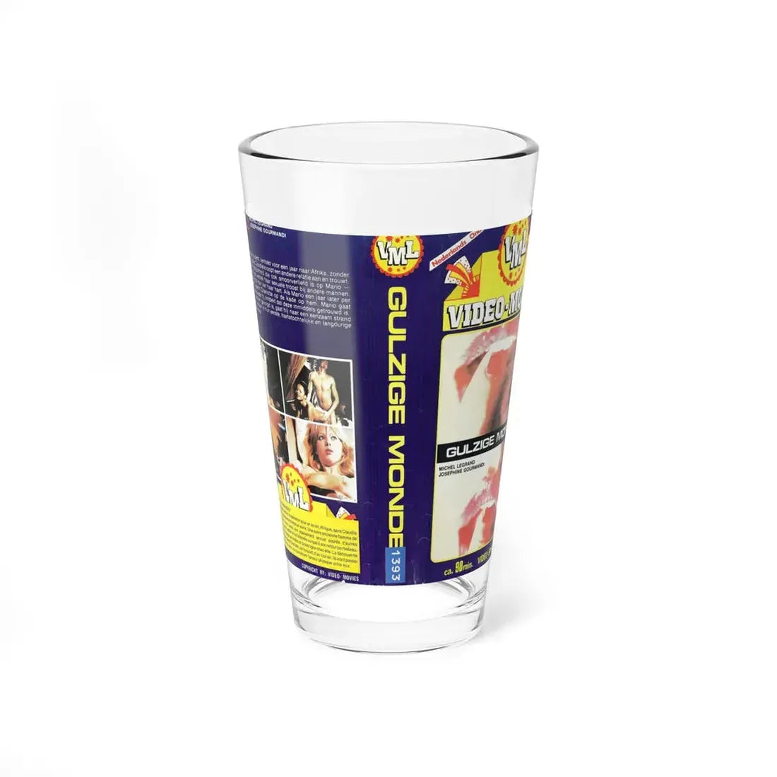 GULZIGE MONDEN (VHS COVER) Pint Glass 16oz 16oz - Go Mug Yourself